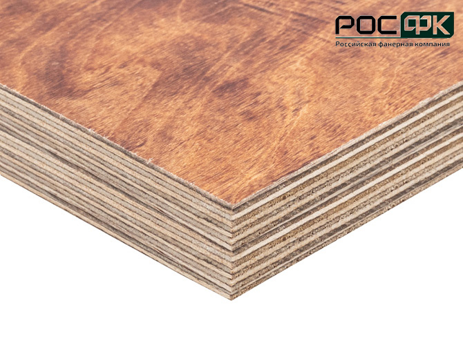Фанера березовая бакелизированная ФБВ 18мм Е1 2440х1220мм